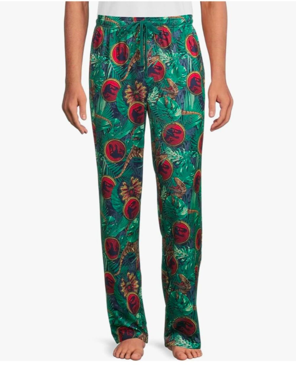 Jurassic Park World Men's Jungle Raptor Sleep Pajama Pants